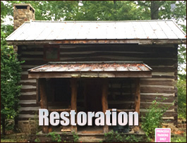 Historic Log Cabin Restoration  Lorain, Ohio